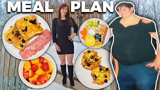 1887 Calorie Meal Plan for Fast Weight Loss  My New Body [upl. by Yttak]