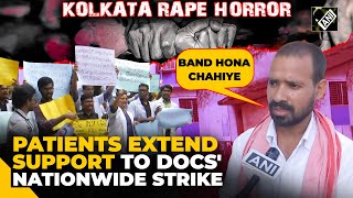 quotDikkat hai toh sahengequotPatients support IMA’s Nationwide Strike demanding justice in RG Kar Case [upl. by Eniac]