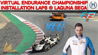 rFactor 2 VEC Testing  Installation Laps at Laguna Seca in DPi Hypercar [upl. by Olathe92]