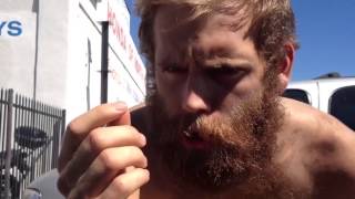 Homeless Man does Breaking Bad impressions for food Homelessberg [upl. by Highams197]