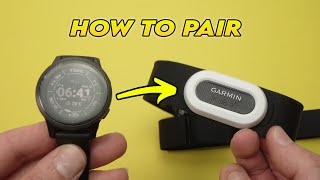 How to Connect Watch to Garmin HRM Pro Plus Heart Monitor  FULL SETUP [upl. by Tjader565]