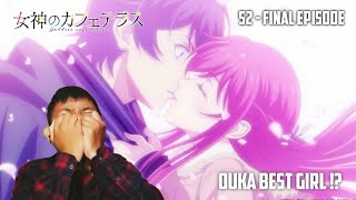 SAYONARA S2 🥲  Megami Cafe Season 2 Episode 12 END REACTION INDO [upl. by Byrd]