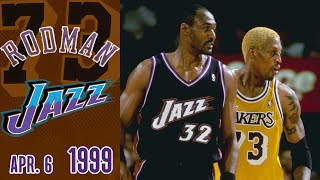 Dennis Rodman vs Karl Malone  Physical Battle [upl. by Isidor]