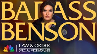 Top 25 Badass Benson Lines Over 25 Seasons  Law amp Order SVU  NBC [upl. by Trudey14]