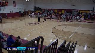 Poquoson Boys Basketball v Nandua [upl. by Donough876]