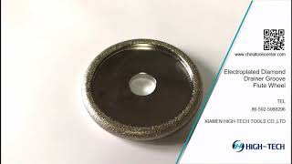 Electroplated Diamond Drainer Groove Grinding Wheels for Granite Marble Stone Countertops [upl. by Accissej687]