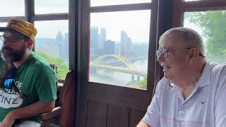 Duquesne Incline Car going up duquesneincline pittsburgh history pennsylvania mountwashington [upl. by Teraj]