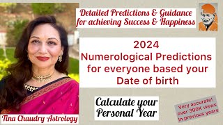 Numerology Predictions for 2024 based on your date of birth Personal Year [upl. by Nanyt]