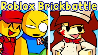 Friday Night Funkin VS Roblox BRICKBATTLE Full Demo  FNF Mod [upl. by Endres]