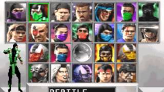 Mortal Kombat Advance GBA Character Select [upl. by Adrianna101]