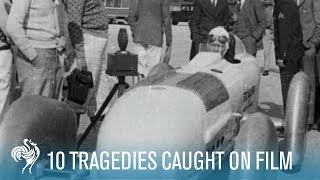 10 Tragedies Caught on Film  British Pathé [upl. by Corena]