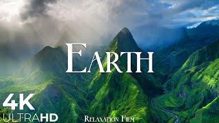 EARTH 4K  Relaxation Film  Peaceful Relaxing Music  Nature 4k Video UltraHD  OUR PLANET [upl. by Galan908]