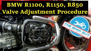 BMW R1100 R1150 amp R850 Valve Adjustment Procedure [upl. by Aikan]