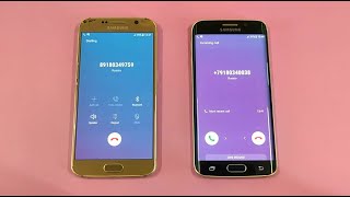 Samsung Galaxy S6  S6edge Incoming call amp Outgoing call at the Same Time [upl. by Euqinim846]