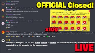 100 YT STICKER GIVEAWAY TODAY 💀 SERVER CLOSED 💀 ONETT NOT ONLINE FOR 11 DAYS 💀 BEE SWARM SIM LIVE💀 [upl. by Hadeis]