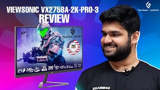 The Ultimate 1440p 240Hz Gaming Monitor ViewSonic VX2758A2KPRO3 Review  GossipGG [upl. by Kenta]