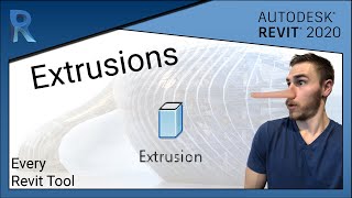 How to Create Extrusions  Revit 2020 [upl. by Jadda987]