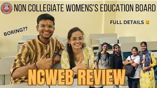 NCWEB Review • क्या होता है NCWEB ⁉️ • College Students Experience 🤩 • Delhi University • 2024  UG✨ [upl. by Rayner732]