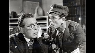 The square peg  Norman Wisdom  British War Comedy Film [upl. by Airtemed286]