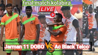 final match kolabira football tournamentAc black Telco vs Jarman 11 DOBO [upl. by Nelra844]