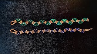 Easy Beading Bracelet 💎 Beading Tutorial [upl. by Ecnatsnok]