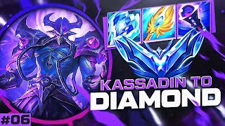 How to ACTUALLY Climb to Diamond with Kassadin 6  BEST Build amp Runes  League Of Legends [upl. by Sivrat]