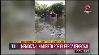 Mendoza Un muerto por el feroz temporal [upl. by Krysta]