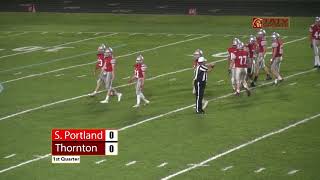 Football Thornton Academy vs South Portland September 2018 [upl. by Aerdnahc675]