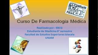 Introducción a farmacología Definiciones [upl. by Goerke367]