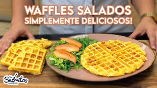 Waffles Salados [upl. by Ttelracs843]