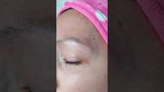 Usuwanie brwi permanentnych shorts permanent makeup [upl. by Dang530]