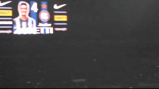 Inter Roma 53 Presentazioni formazioni Live from curva nord [upl. by Assilla]