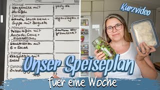 UNSER WOCHENPLAN 🦋 WAS SOLL ICH KOCHEN 🦋 INSPIRATION FÜR EINE WOCHE 🦋 TAGAUS TAGEIN 🦋 shorts [upl. by Nigem]