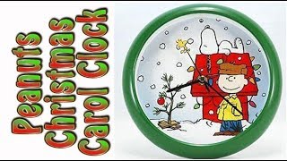 Peanuts Christmas Carol Clock [upl. by Alyac797]