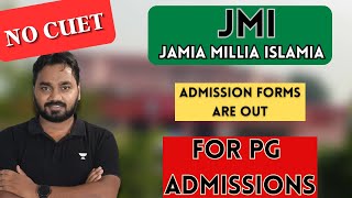 JMI JAMIA  PG ADMISSION 202324  Form Are Out  Important Dates  Fee  Courses [upl. by Aniraad]