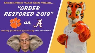 Clemson vs Alabama Marvel Avengers  quotORDER RESTOREDquot End Game Trailer for 2019 [upl. by Ruffi]