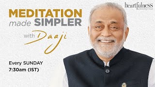 Meditation Made Simpler  Live Meditation with Daaji  730 AM  17th July 2022  Heartfulness [upl. by Eide]