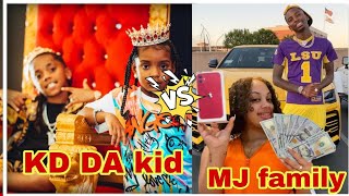 KD DA kid vs MJ family from youngest to oldest 2024 [upl. by Lehcnom]