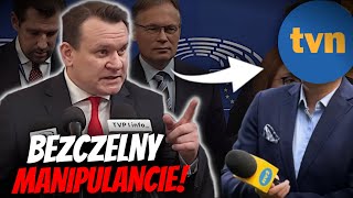 TARCZYŃSKI NIE ZOSTAWIŁ SUCHEJ NITKI NA DZIENNIKARZU TVN [upl. by Ellek]