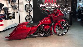 Harley Davidson Road Glide FLTRX 2018 MG Performance Baggers [upl. by Ailel]