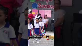 Niños de Colegio Saviesa festejan Día de la Revolución [upl. by Rinna223]