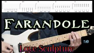 FARANDOLE Love Sculptureギター タブ譜guitar TAB [upl. by Stacy]