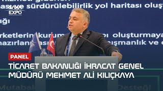 Ticaret Bakanlığı İhracat Genel Müdürü Mehmet Ali KILIÇKAYA  SAHA Sohbetleri [upl. by Trebla]