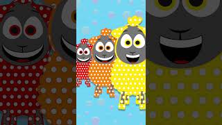 Big Bigger Biggest Song  POLKADOT SHEEP BabyBigMouth shorts kidssong dance toddler learn [upl. by Rochette41]