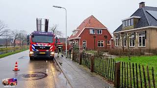 Schoorsteenbrand Norgerweg Haulerwijk [upl. by Netsyrc]