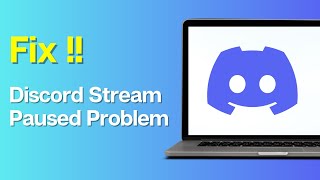 How To Fix Discord Stream Paused Problem [upl. by Readus]