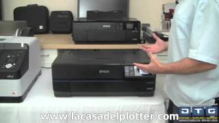 Epson Surecolor P800 Instalación [upl. by Kamillah]