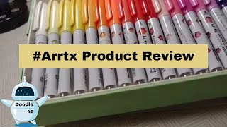 Arrtx Acrylic Marker Product Review These Markers are Fabulous [upl. by Guadalupe]