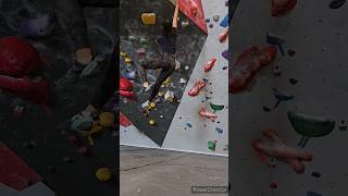 v5 overhang 😬 bouldering indoorclimbing climbing rockclimbing [upl. by Warga65]