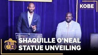 Kobe Bryants Speech At Shaqs Statue Unveiling [upl. by Ninahs]